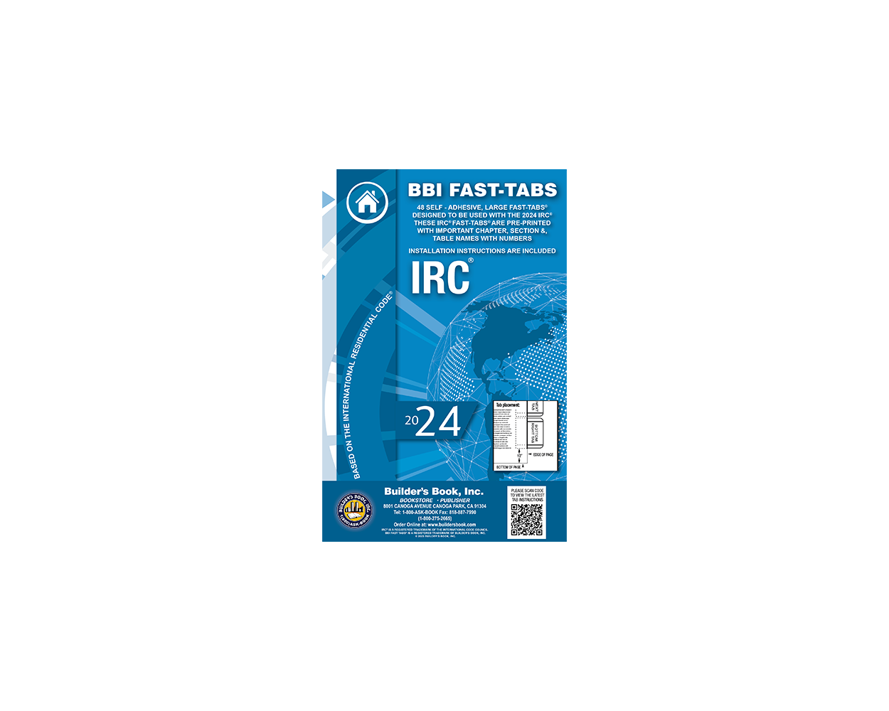 Buy 2024 International Residential Code (IRC) Fast Tabs