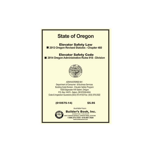 Oregon Electrical Specialty Code Amendments 2014 Compilation (Inserts