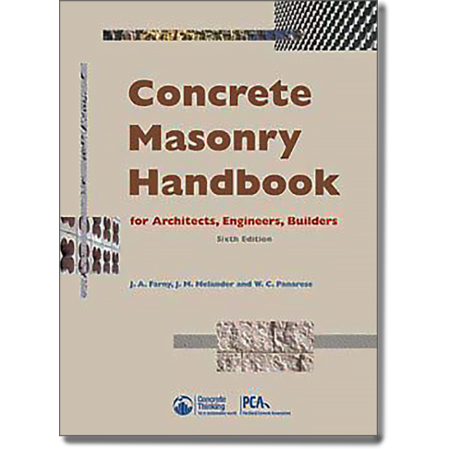 Buy The Reinforced Concrete Masonry Construction Inspector's Handbook ...