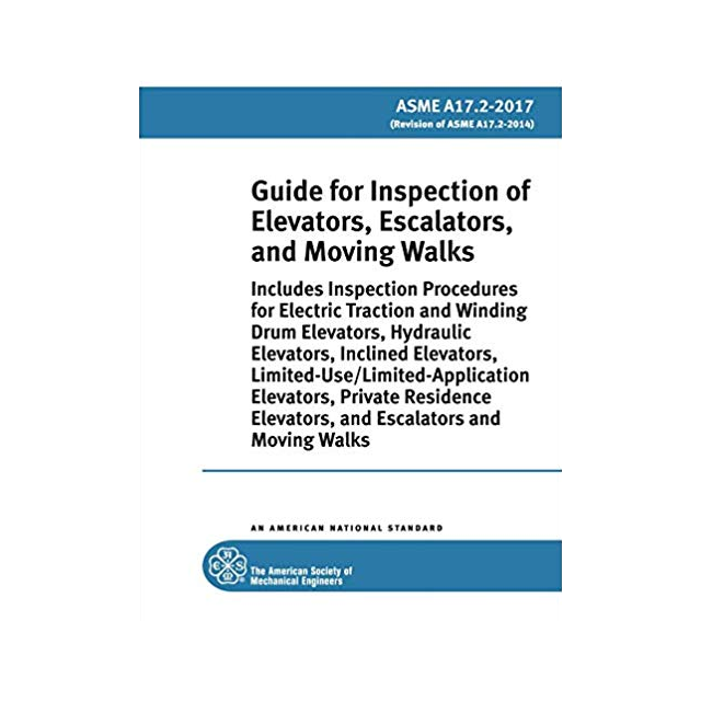 ASME A17.3-2017 Safety Code For Existing Elevators And Escalators