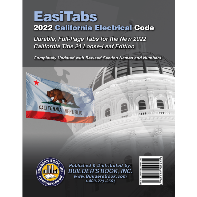 Buy 2022 California Electrical Code, Title 24 Part 3 SelfAdhesive Fast