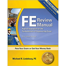 FE Review Manual (FERM3), 3rd Edition by Michael R. Lindeburg