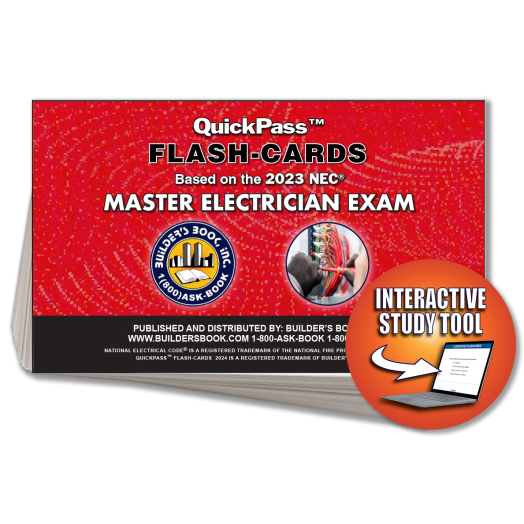 2023 Master Electrician Exam QuickPass Flash-Cards Online Access Key