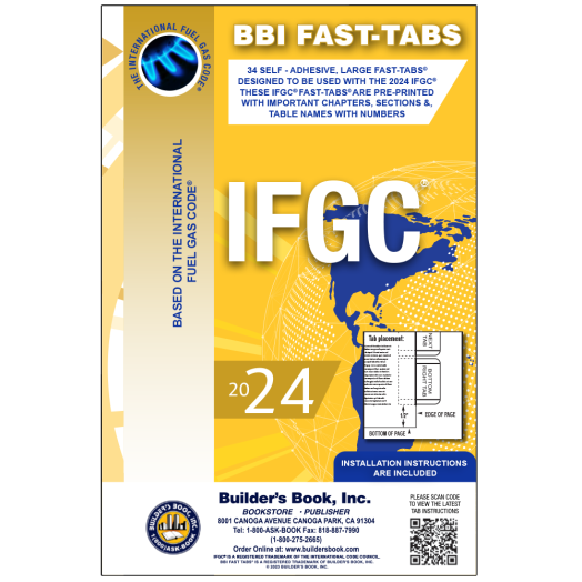 ICC International Codes CODES STANDARDS   2024 Ifgc Fasttabs 