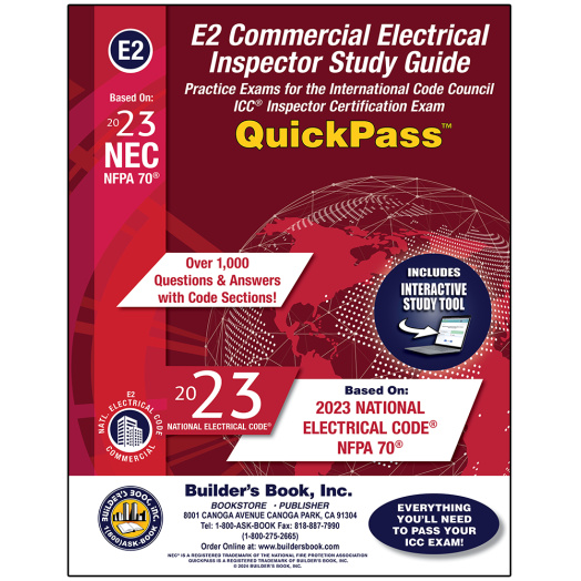 E2 Commercial Electrical Inspector QuickPass Study Guide Based On 2023 NFPA 70