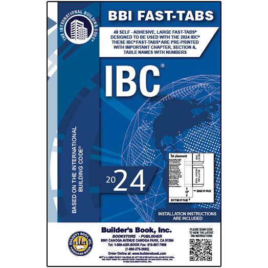 2024 International Codes CODES STANDARDS   Fast Tabs Ibc 