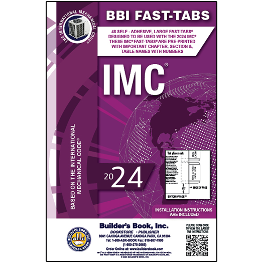 2024 International Codes CODES STANDARDS   Fast Tabs Imc 