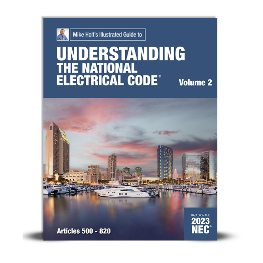 Mike Holt's Understanding the National Electrical Code, Vol. 2 textbook 2023 NEC