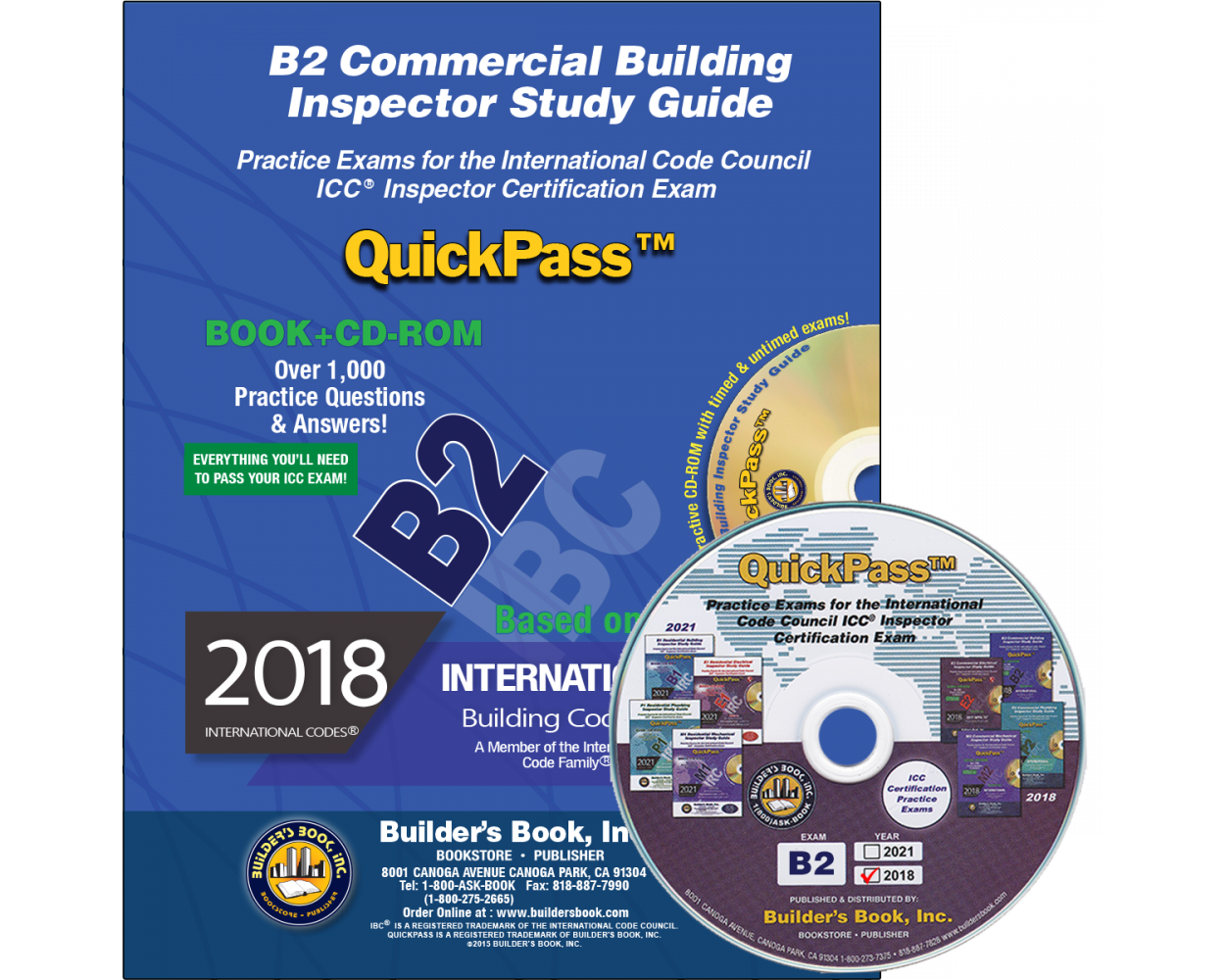 B2 Commercial Building Inspector QuickPass Study Guide Based On 2018 IBC