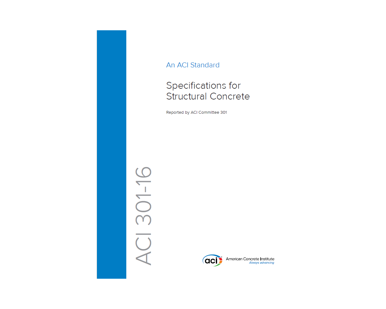 Buy ACI 301-16 Specifications For Structural Concrete | Buildersbook.com