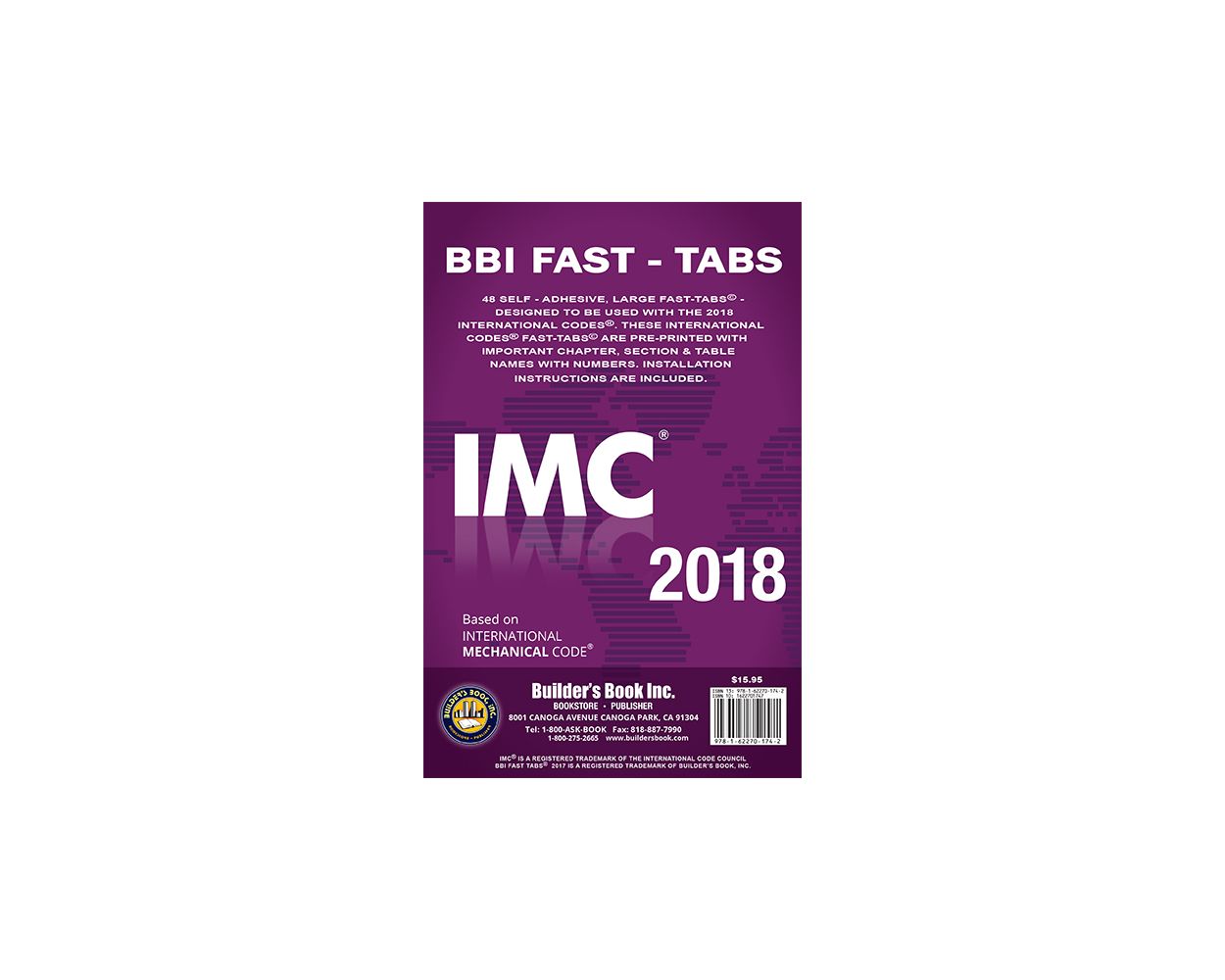 2018 International Mechanical Code (IMC) Fast Tabs: Builder's Book, Inc ...