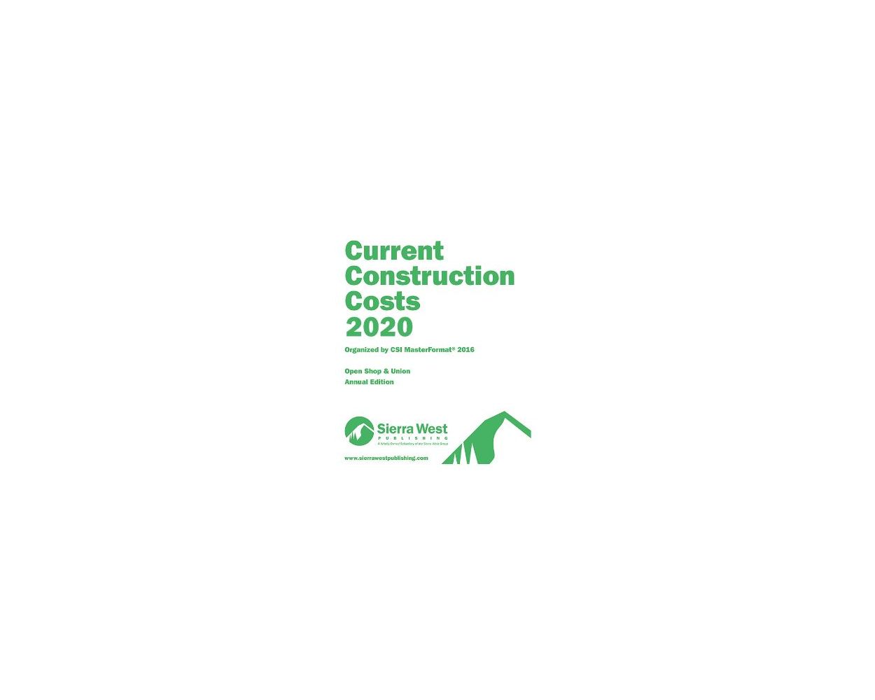 2020 Current Construction Costs MasterFormat Edition (DOWNLOAD)