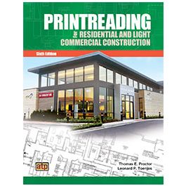 Printreading For Residential And Light Mercial Construction 6th Edition Builder S Book Inc Bookstore