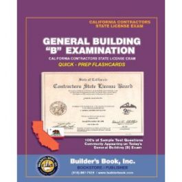 General Building B Examination Quick Prep Flashcards For California ...